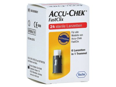 Accu Chek Fastclix lancets 24 ks