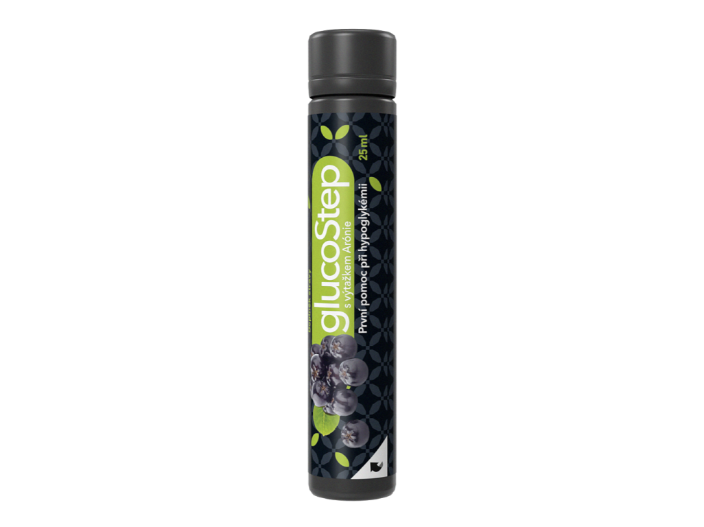 GlucoStep 25ml - Aronie - první pomoc při hypoglykemii