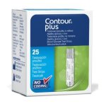 Contour Plus testovací proužky k měření hladiny cukru v krvi 50 ks