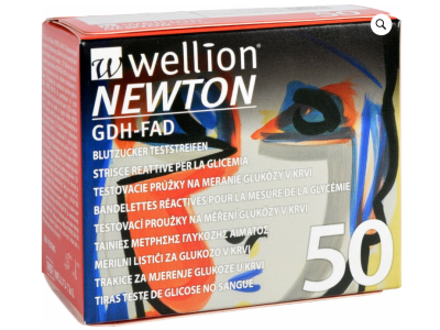 Wellion NEWTON GDH-FAD testovací proužky 50 ks