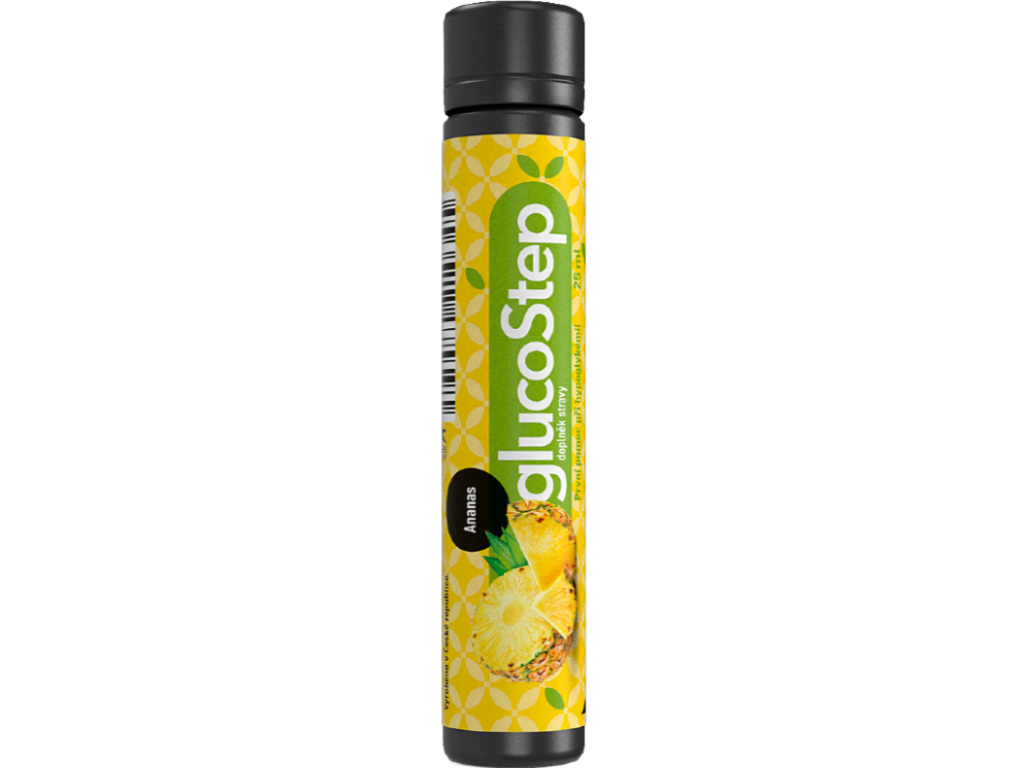GlucoStep 25ml - Ananas - první pomoc při hypoglykemii
