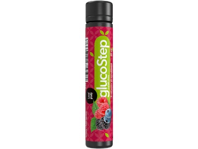 GlucoStep 25ml - Lesní plody - první pomoc při hypoglykemii