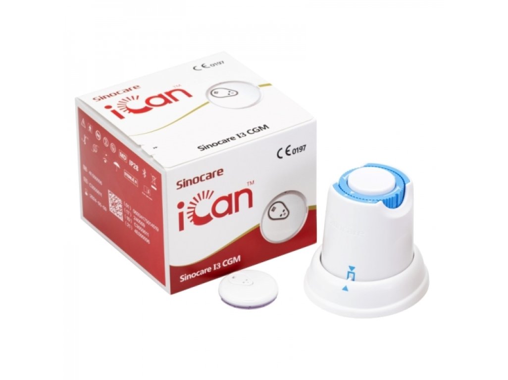 Senzor Sinocare iCan i3 CGM pro kontinuální měření glykémie