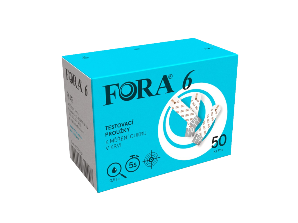 Testovací proužky FORA 6